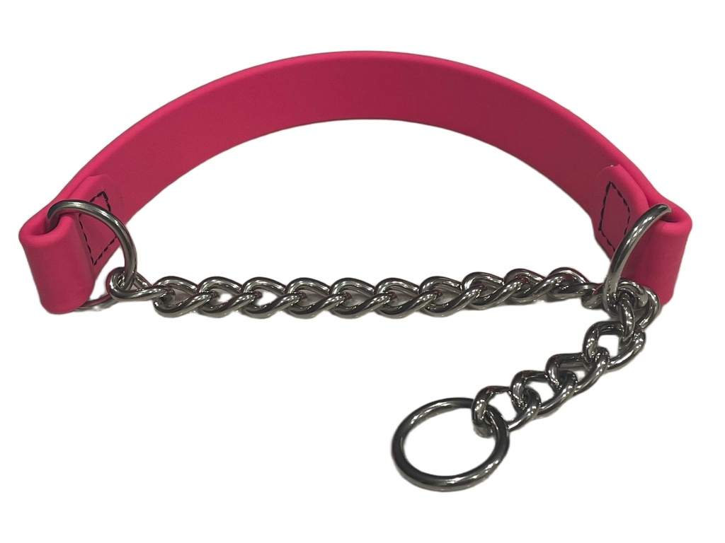 Joel Silverman - Alternative Training Collar - Gentle No-Pull Dog Collar - Biothane & Chain Combo for Humane, Low-Neck Control - Trainer-Trusted Biothane Dog Collar for All Breeds